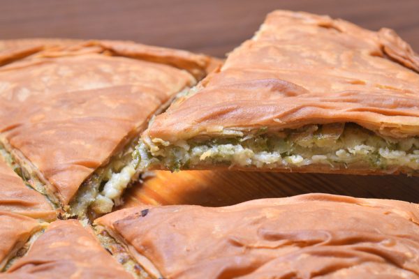 6-piece rouned Vegan Leek Pie