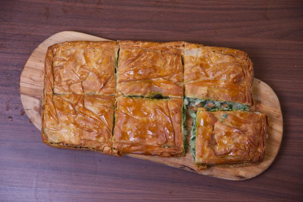 6-piece square Vegan Leek Pie