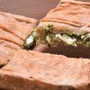 SPINACH CHEESE PIE WITH ZEA FLOUR